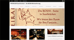 Desktop Screenshot of freiraum-sb.de