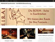Tablet Screenshot of freiraum-sb.de